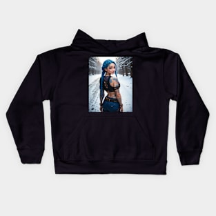 Snowy Wandering Kids Hoodie